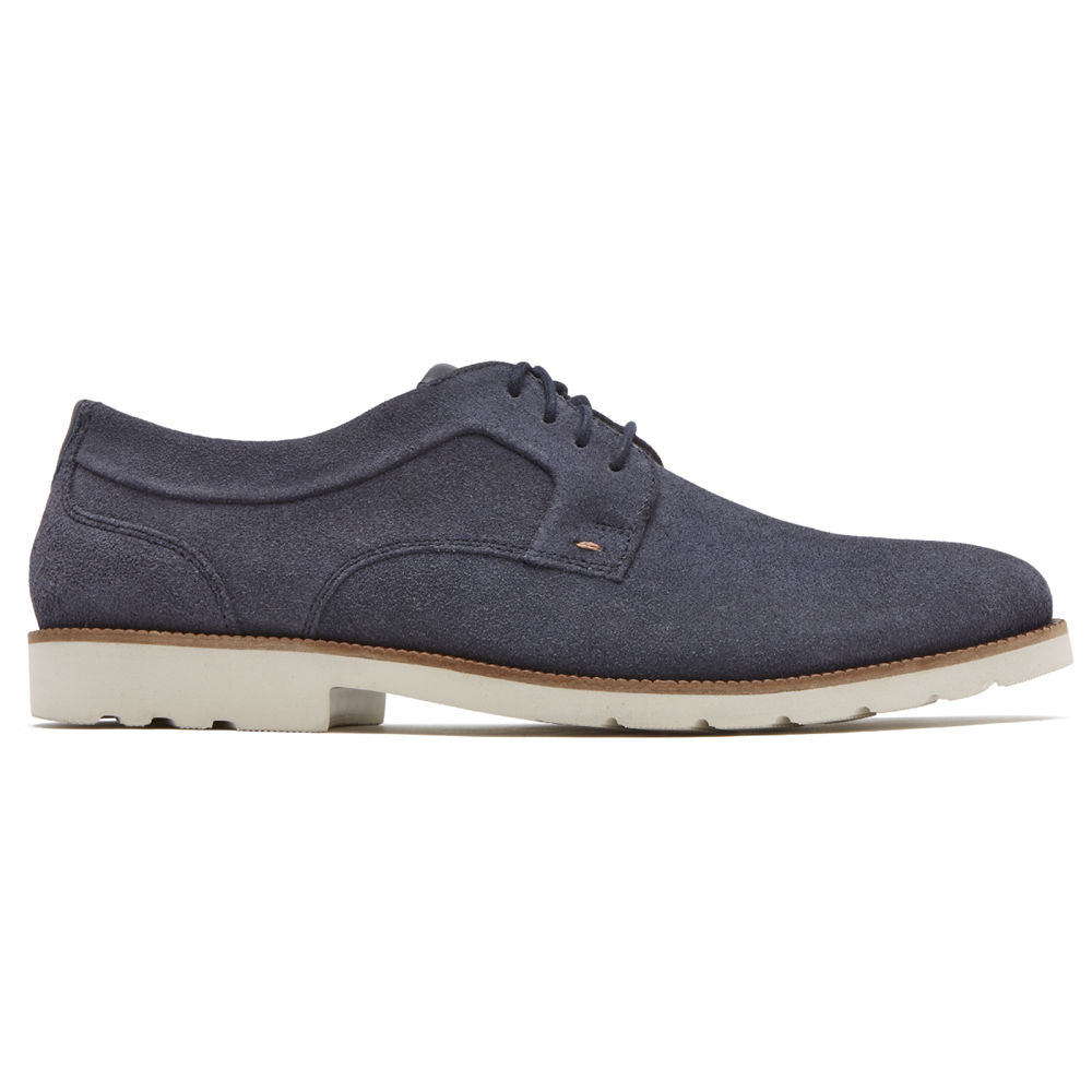 Rockport Singapore Mens Oxfords - Sharp & Ready 2 Plain Toe Blue - AN6587314